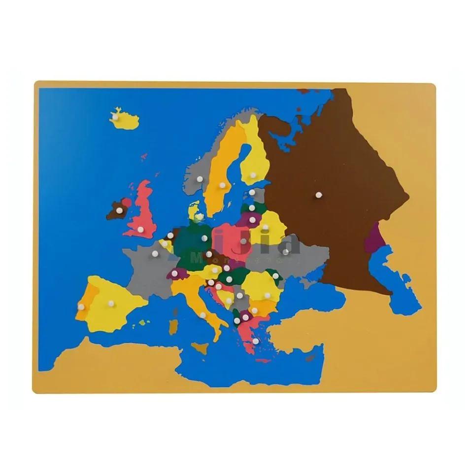 Puzzle Montessori – Harta Europei
