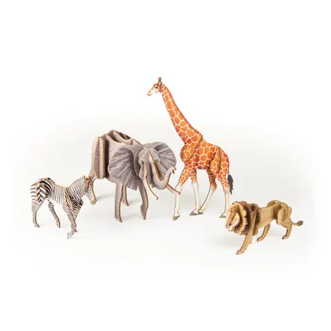 Puzzle 3D Gespaensterwald Animale Sălbatice