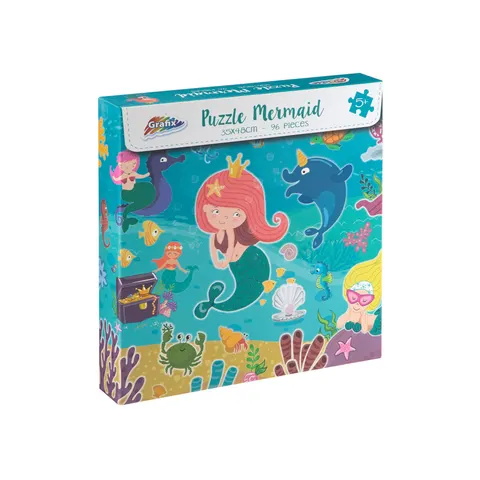 Moxy Puzzle Sirenă, 35 x 48 cm, 96 buc.