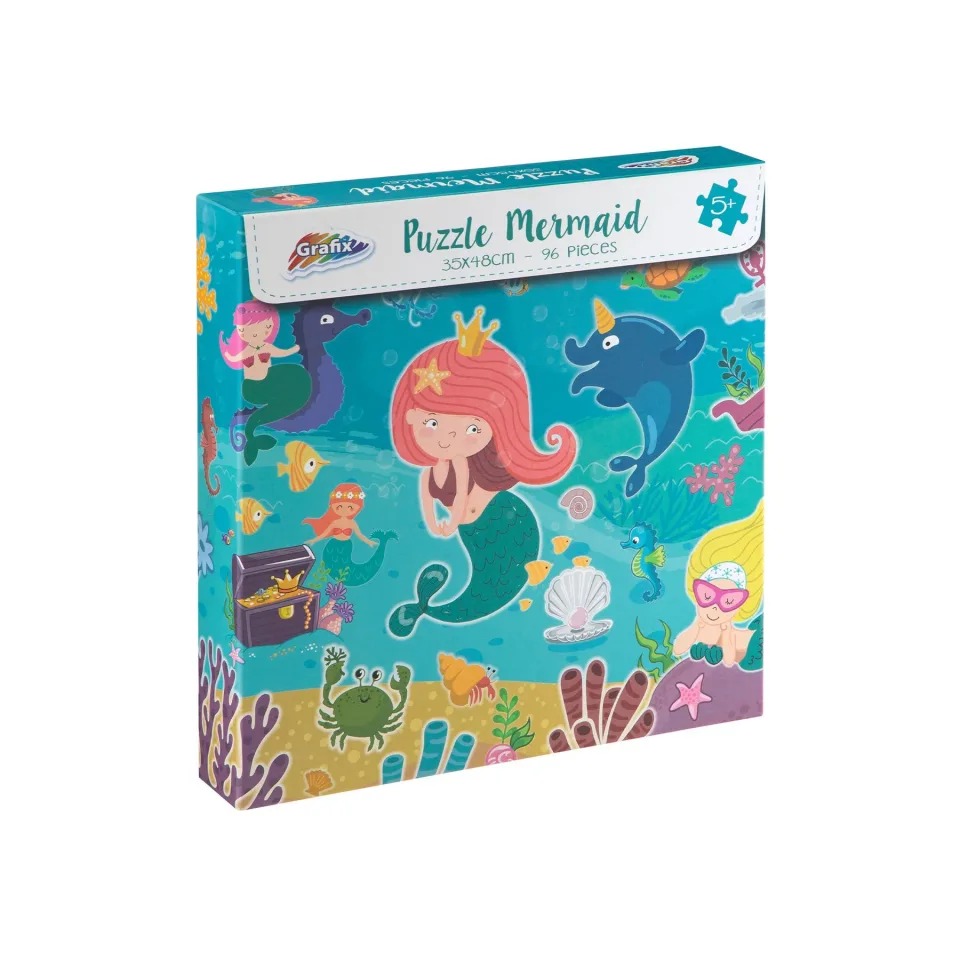 Moxy Puzzle Sirenă, 35 x 48 cm, 96 buc.