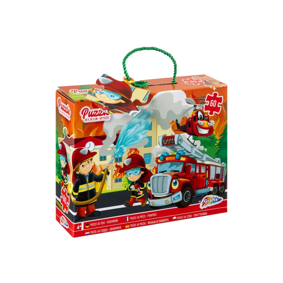 Moxy Puzzle Pompieri, 58 x 38.5 cm, 60 buc.