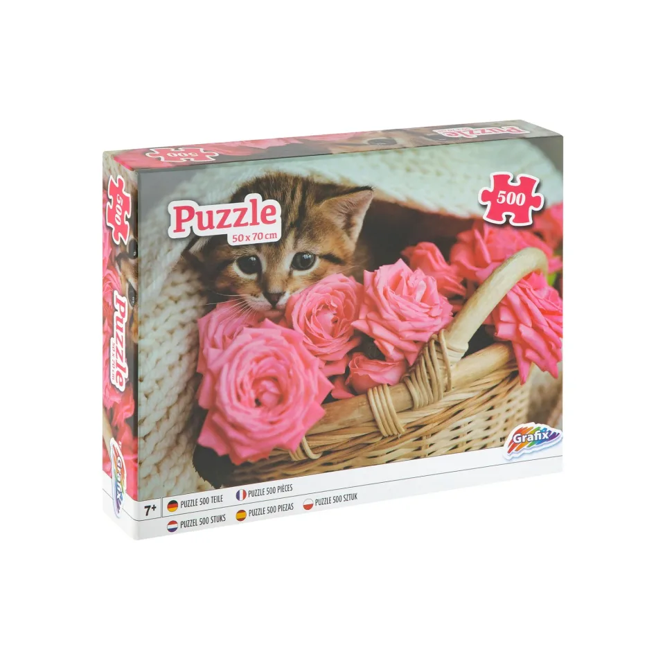 Puzzle Moxy Pisică, 50 x 70 cm, 500 piese