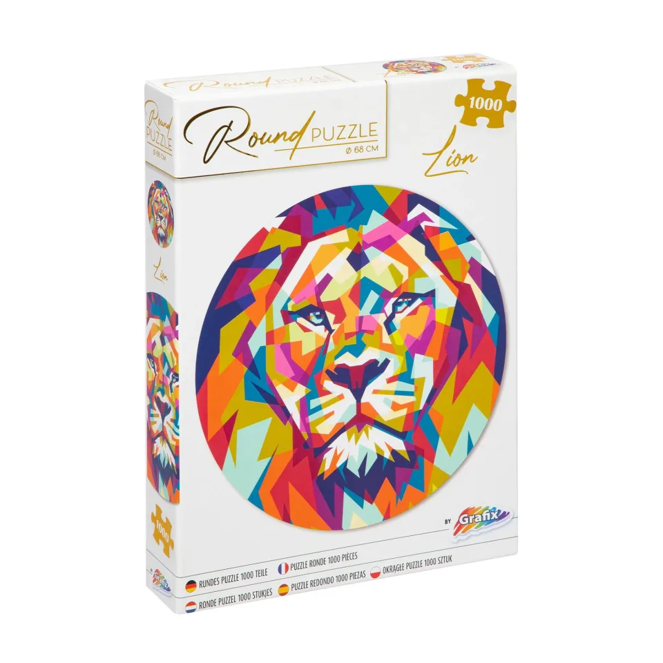 Puzzle rotund Moxy Leu, 1000 buc.