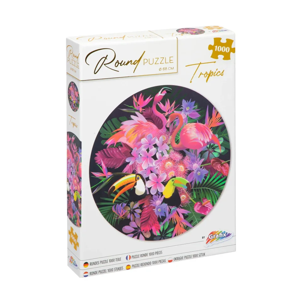 Moxy Puzzle Tropical, rotund, 1000 buc.