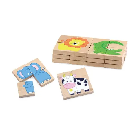 Puzzle-uri Animale Nowa Szkola, magnetice, 32 buc.