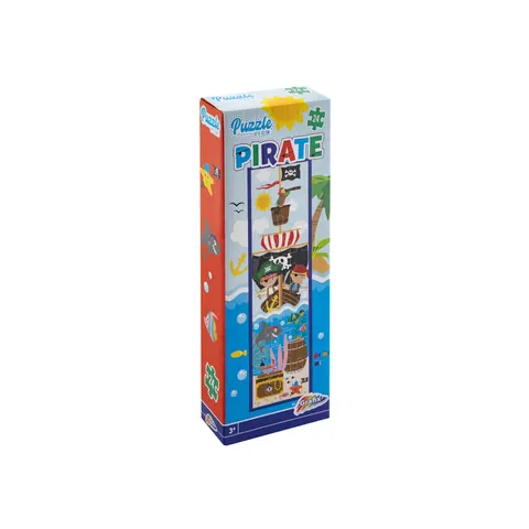 Puzzle Moxy Turnul piraților, 47 x 12 cm, 24 buc.