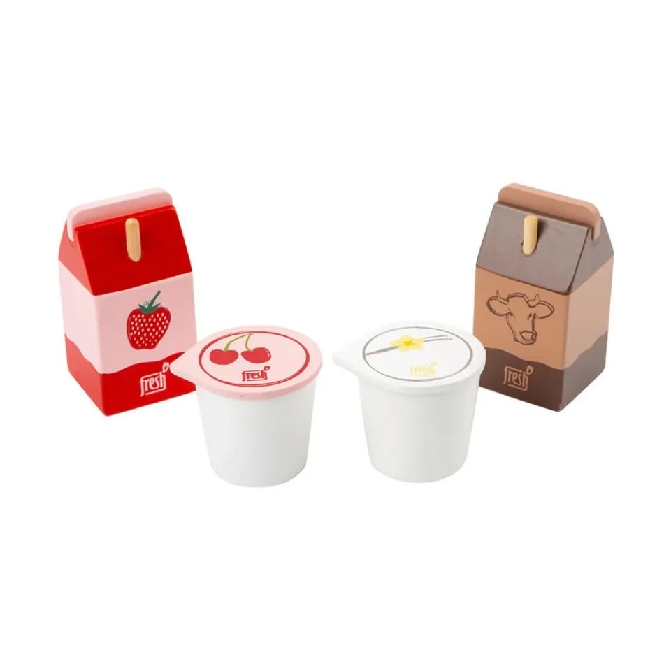 Set produse lactate Small Foot Fresh, din lemn