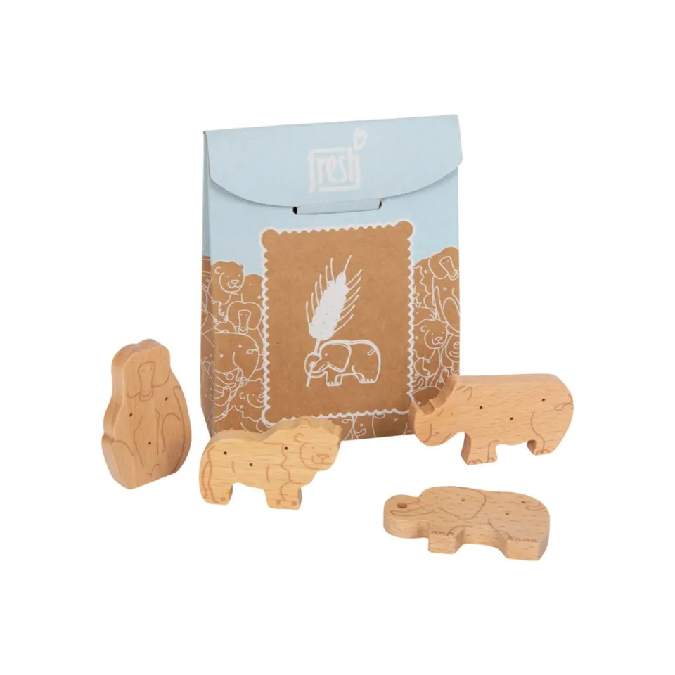 Small Foot Biscuiți - animale, din lemn, în pachet