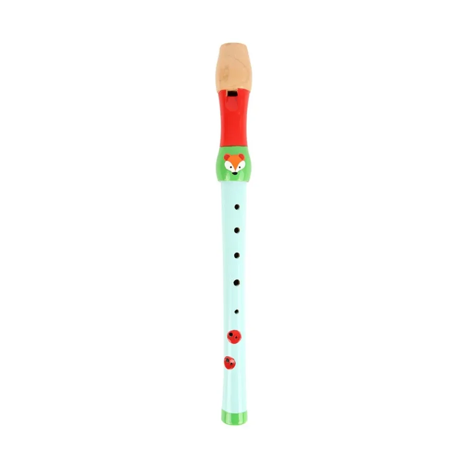 Small Foot Recorder, motiv vulpe, lemn, 33 x 3 cm