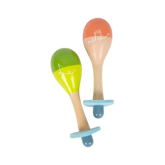 Small Foot Maracas Groovy Beats, din lemn, 2 buc.