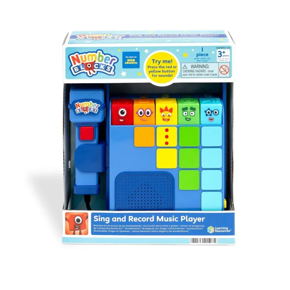 Learning Resources Jucărie muzicală Numberblocks - Cântă și înregistrează