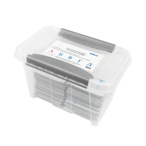 Office 1 Set alfabet bulgar, magnetic, 300 buc.