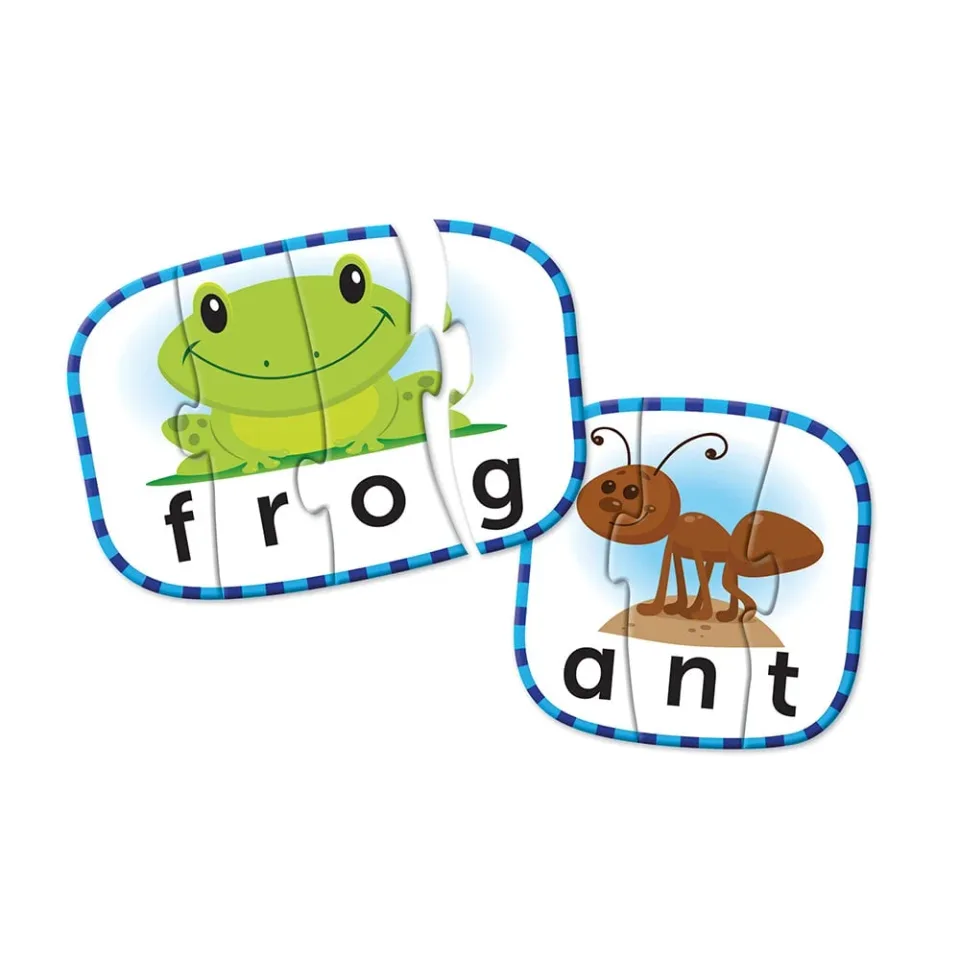 Cartonașe Puzzle Learning Resources cu Cuvinte în Engleză, 14 x 10.1 cm