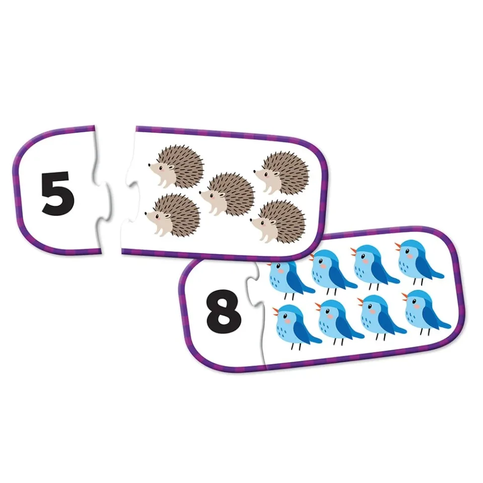 Learning Resources Carduri, tip puzzle, pentru numărare, 15.2 x 7.6 cm