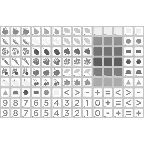 Set matematică Nowa Szkola, pentru sortare și numărare, magnetic