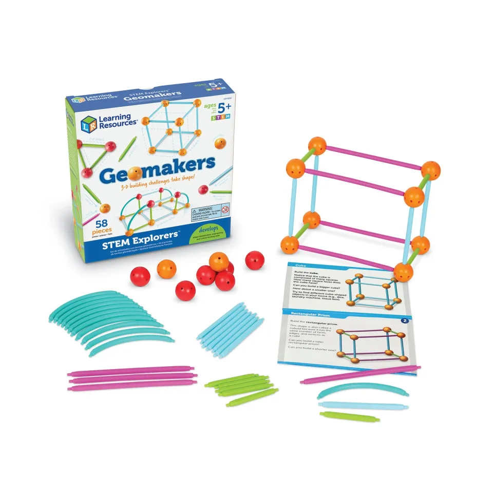Set tijă geometrică cu bile Learning Resources