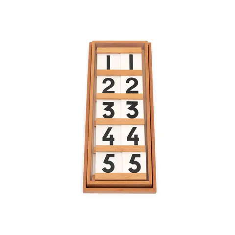 Plăci Nowa Szkola Seguin, pentru numărat, lemn