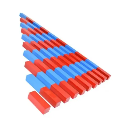 Bare Montessori, numerice, de la 10 la 100 cm