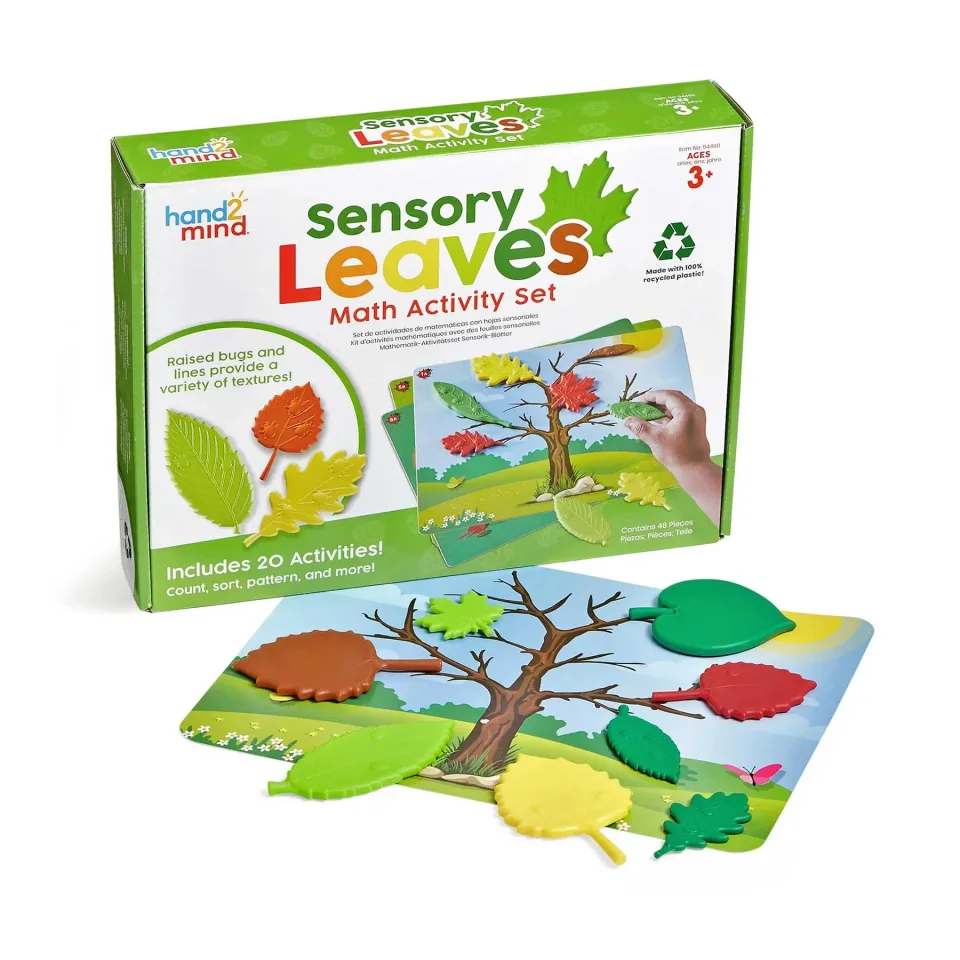 Set de activități matematice Learning Resources – Frunze senzoriale