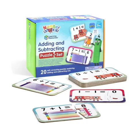 Learning Resources Puzzle Numberblocks, Adunare și Scădere