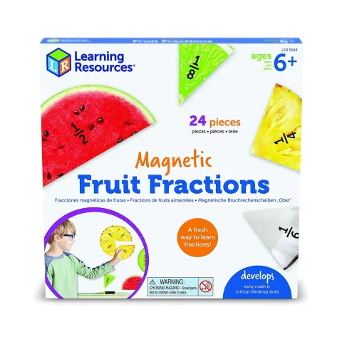 Set Fructe Magnetice pentru Fracții Learning Resources