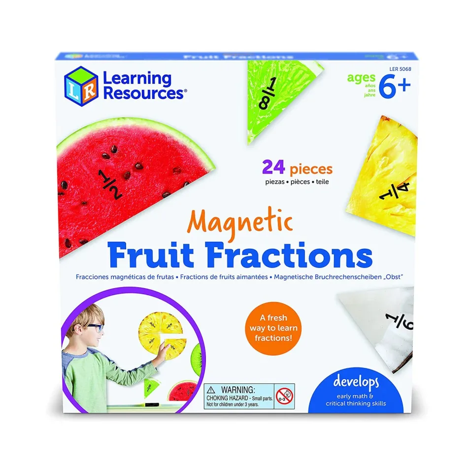 Set Fructe Magnetice pentru Fracții Learning Resources