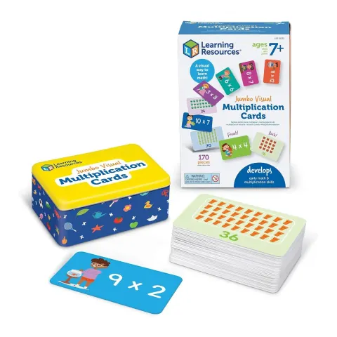 Learning Resources Carduri Flash cu Înmulțire și Imagini