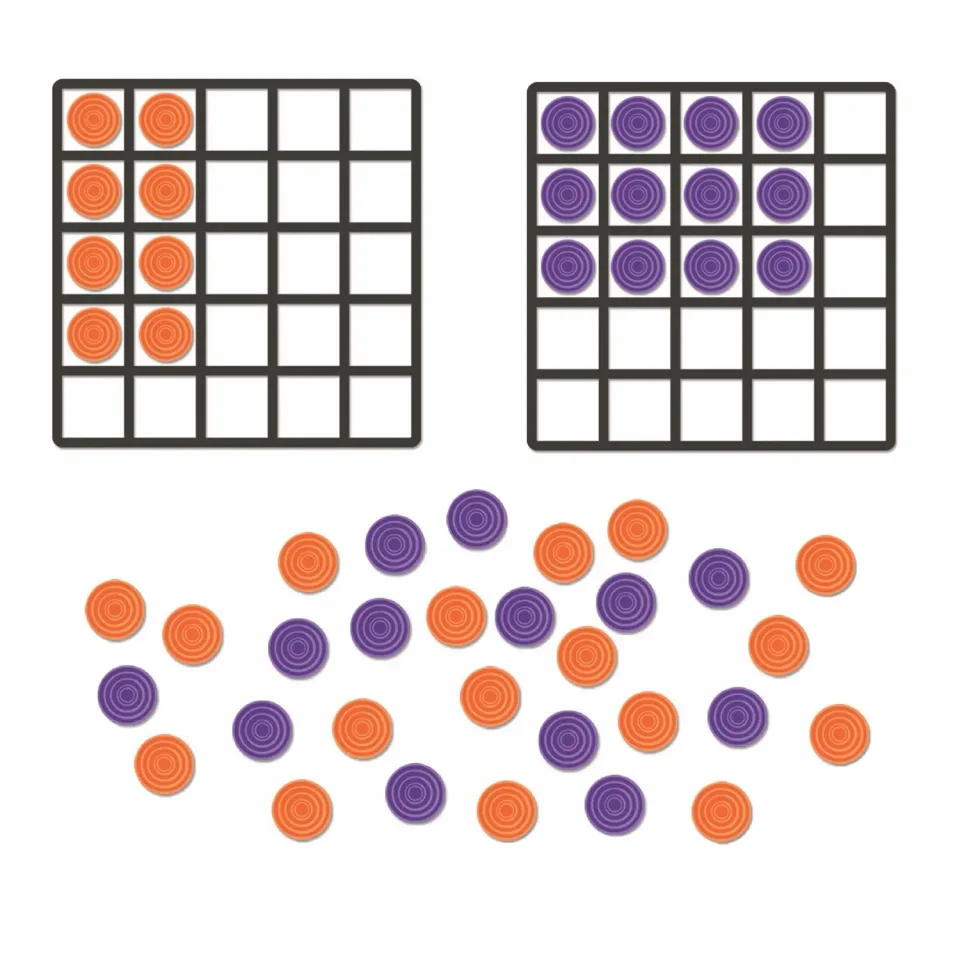 Set linii pentru numărare Learning Resources, magnetic, mare
