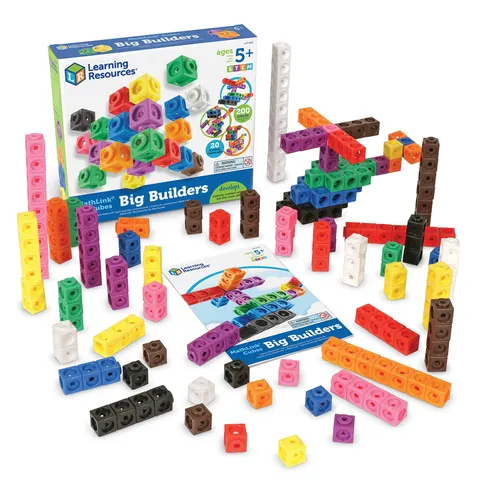 Learning Resources Set de cuburi matematice, 200 buc.
