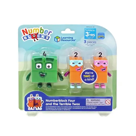 Set Learning Resources Numberblock - Patru și Teribilii Doi