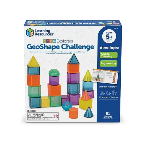Set de forme geometrice 3D Learning Resources