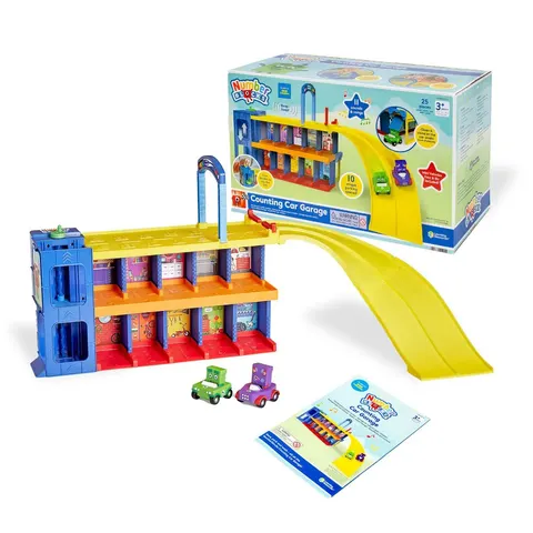 Set Learning Resources Numberblocks, cu garaj și mașini, matematică