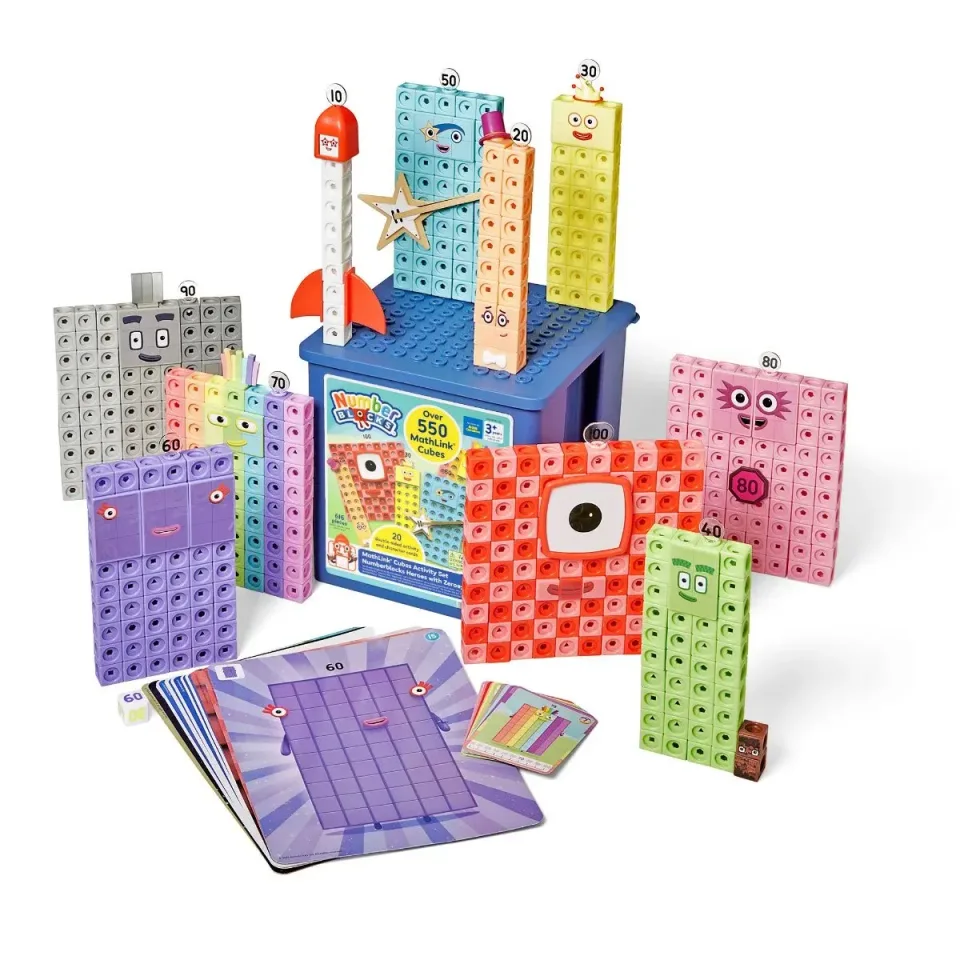 Set cuburi matematice Learning Resources Numberblocks - Eroi Zero