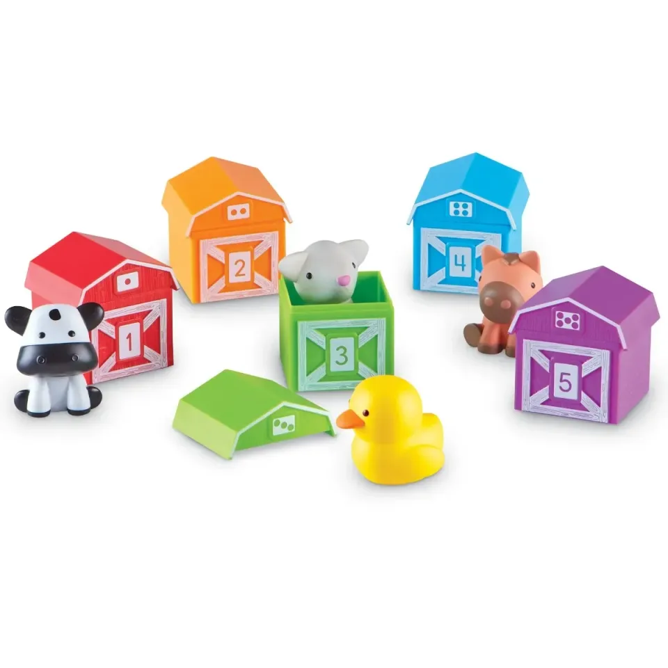 Set de sortare și numărare Learning Resources cu animale, de mărimea degetelor