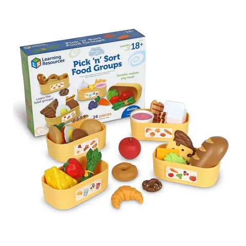Set de sortare Learning Resources – Grupele de alimente, 22 buc.