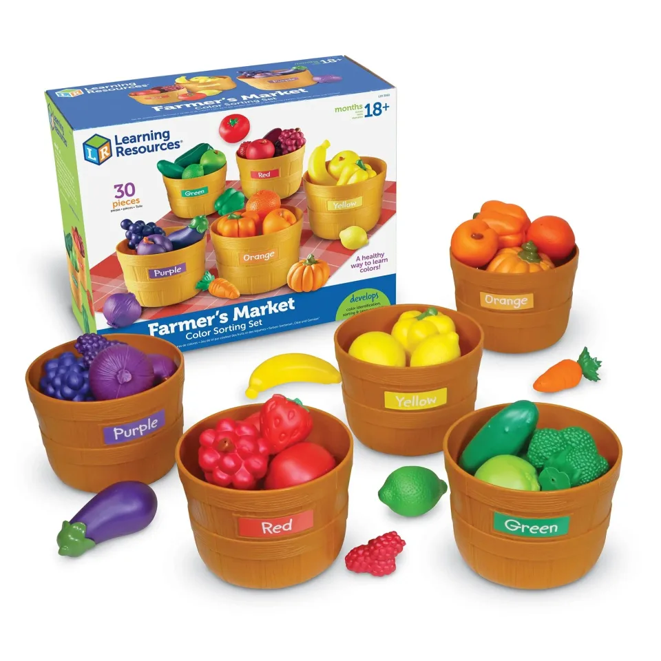 Set de Sortare și Numărare Learning Resources Piața Fermierilor
