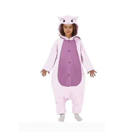 Costum pisică, mov, pentru copii de 5–6 ani