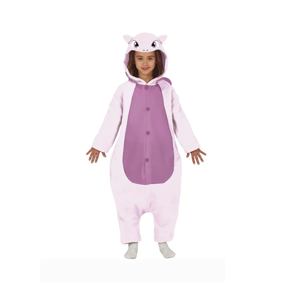 Costum de pisică, mov, pentru copii de 7-9 ani