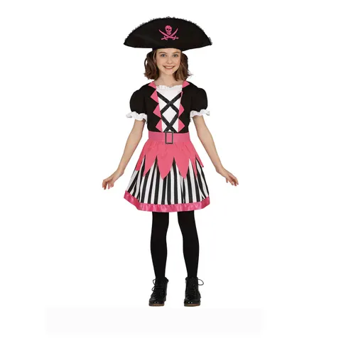 Costum de pirat, pentru fetițe, copii 10-12 ani