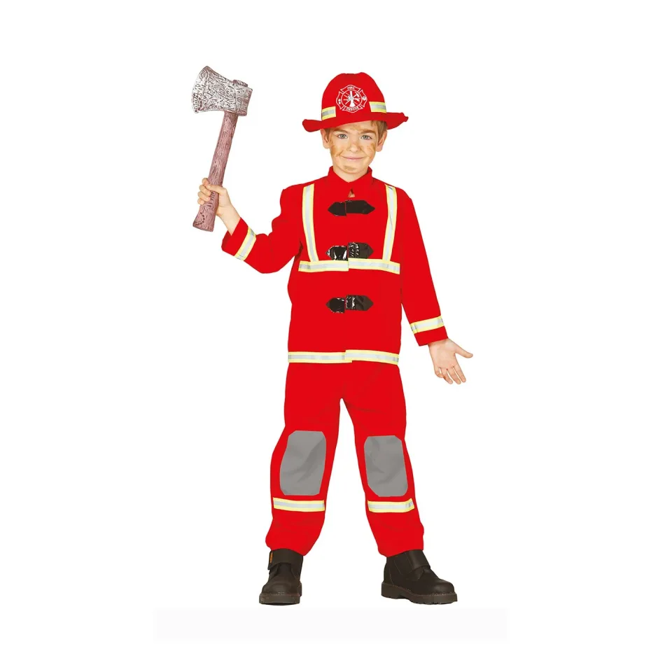 Costum de pompier, pentru copii de 7–9 ani