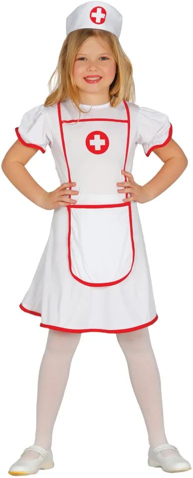 Costum de asistentă, pentru copii de 5–6 ani