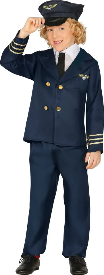 Costum pilot, pentru copii 10-12 ani