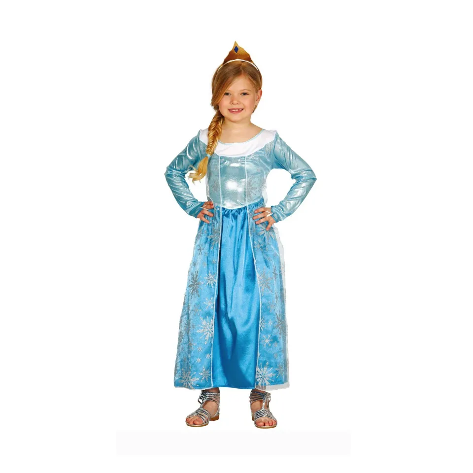 Costum Elsa, pentru copii de 5-6 ani