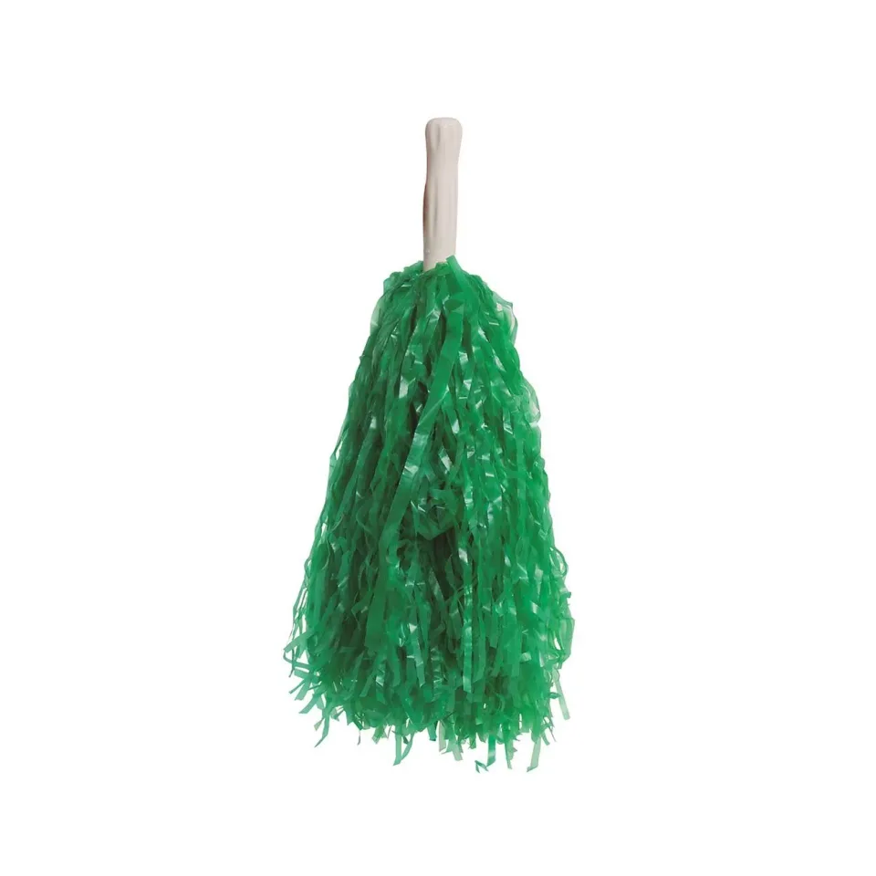 Pompoane pentru majorete, 80 g, verde, 2 buc.