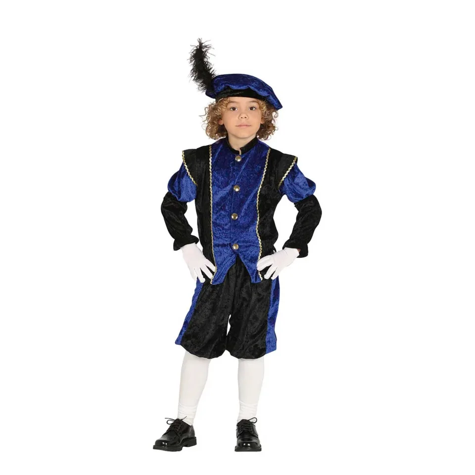 Costum Prinț, pentru copii 7–9 ani, albastru