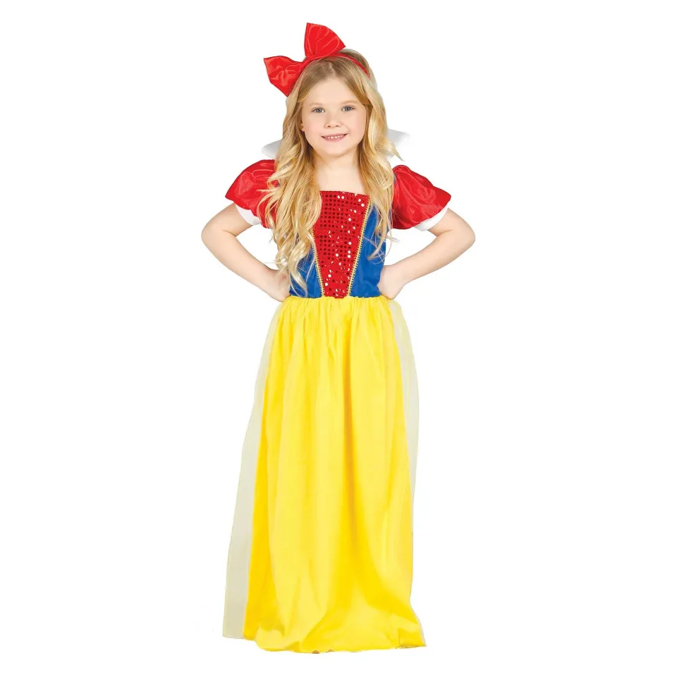Costum Alba ca Zăpada, pentru copii de 7-9 ani