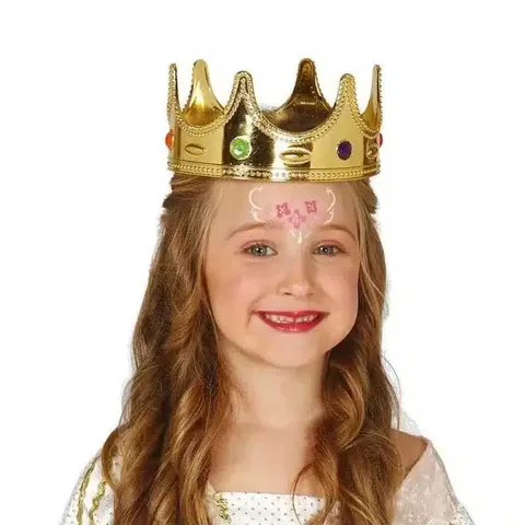 Coroana de regină, copil, aurie