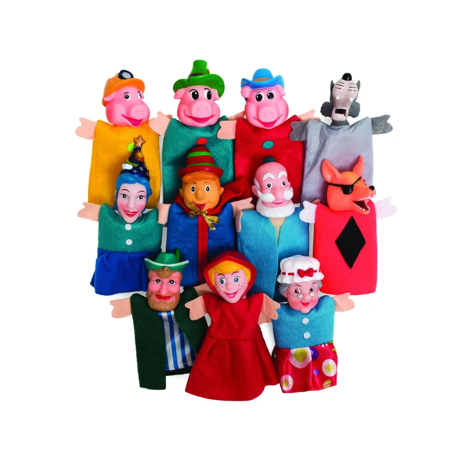 Nowa Szkola Măști de mână, personaje din 3 povești, 11 buc.