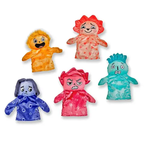 Păpuși de mână Learning Resources Familie, emoții, 5 buc.
