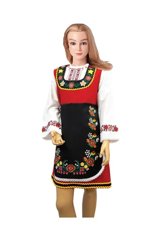 Sukman Bendida, pentru costum popular, cu imprimeu, 4 ani